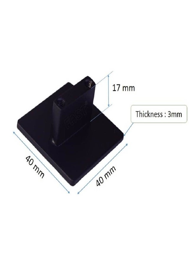 فاست مقبض FAST KNOB11 للخزائن والأدراج والأبواب الصغيرة | مقابض الخزائن والأدراج | (أسود، 4) - Image 3